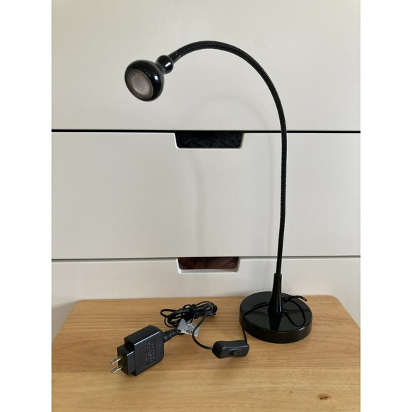 IKEA Accents Ikea Black Desk Reading Lamp Bendable Posable Flexible